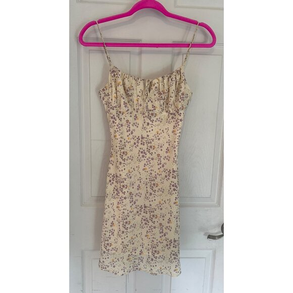 Quiet Storm Dresses & Skirts - Quiet Storm Yellow Floral Mini Sundress Size Small